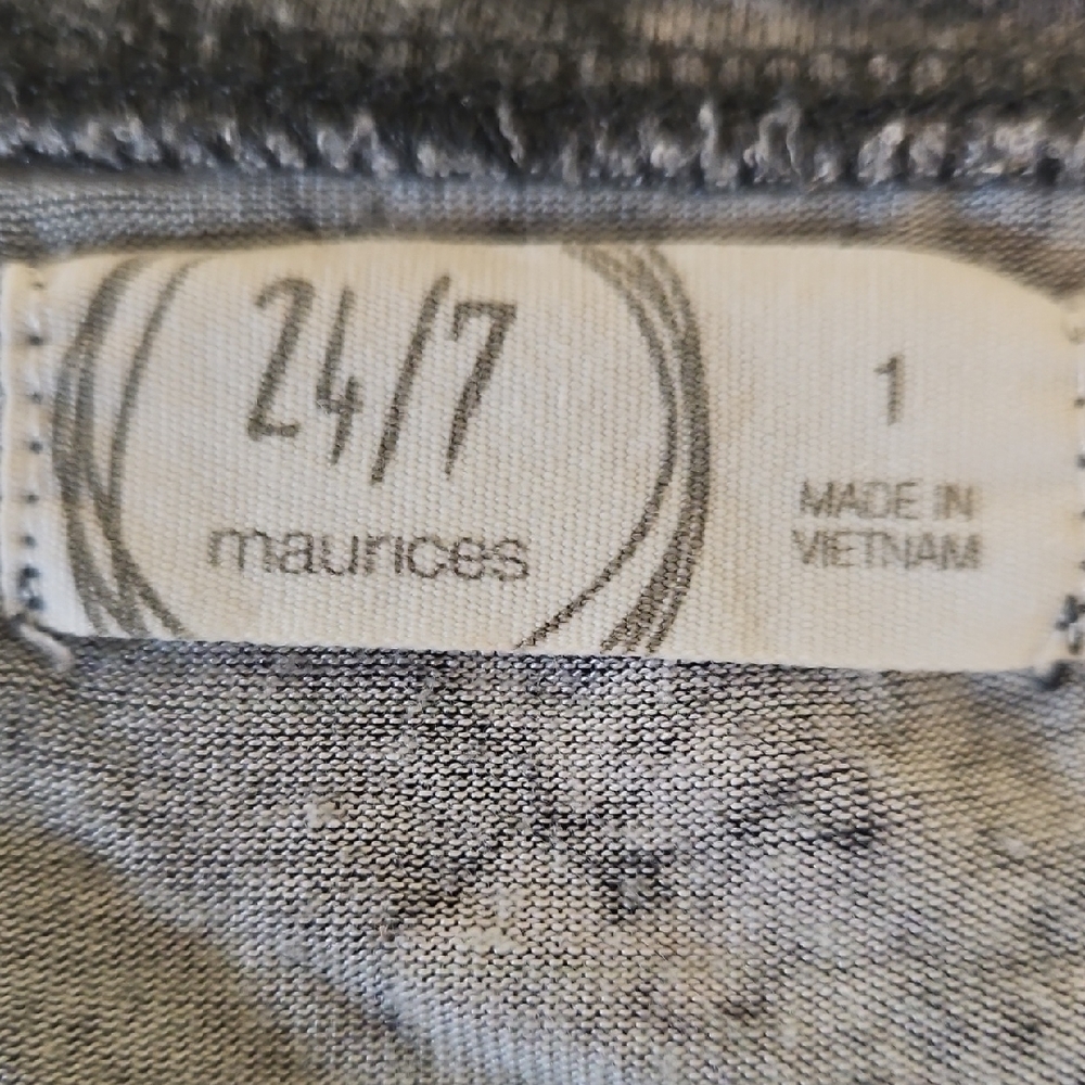 Maurices Charcoal Heather Tee